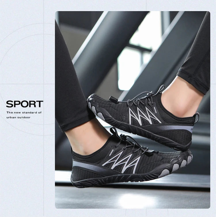 Lehké pánské outdoorové tréninkové boty na běhání naboso, rychleschnoucí plavecké boty, sportovní boty do tělocvičny, fitness a na jogging