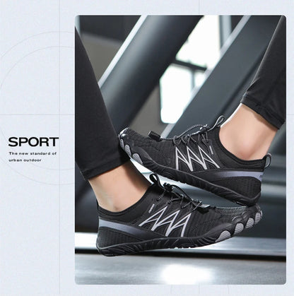 Lehké pánské outdoorové tréninkové boty na běhání naboso, rychleschnoucí plavecké boty, sportovní boty do tělocvičny, fitness a na jogging