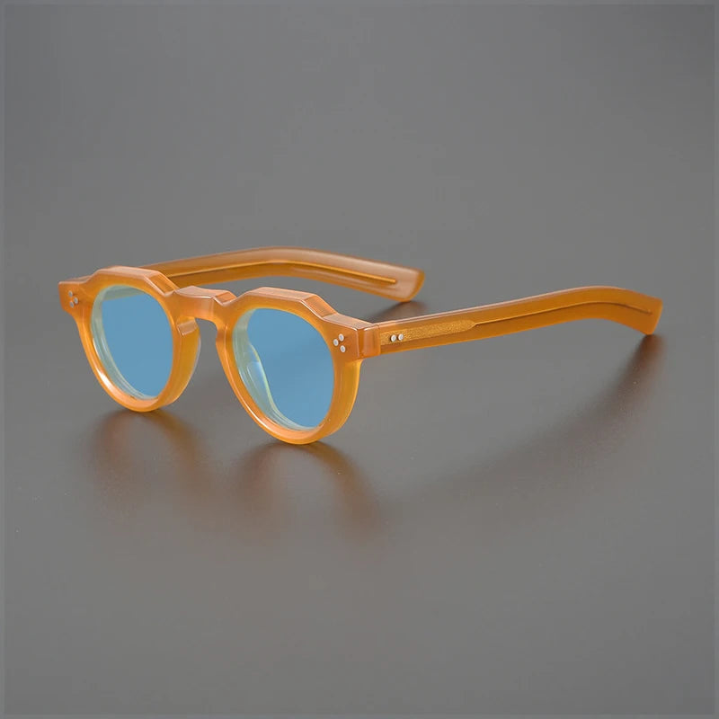 Vintage Polarized Acetate Sunglasses Men Quality Retro Designer Small Sunglasses Women UV400 Handmade Luxury Brand Eyewear