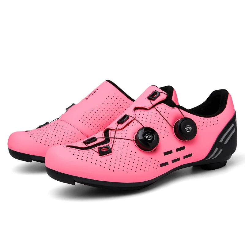Scarpe da ciclismo di alta qualità da uomo SPD autobloccanti per bici da corsa, scarpe sportive da donna MTB da montagna antiscivolo 36-47