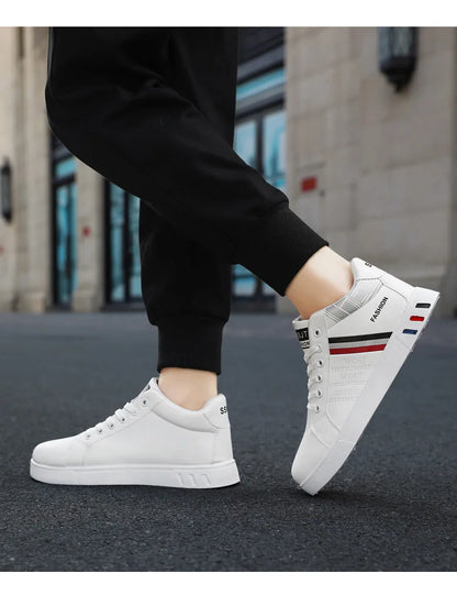 Skateboardsko til mænd 48 Casual høje sneakers til gåture Sportssko Åndbare hiphop-sko Gadesko Chaussure Homme