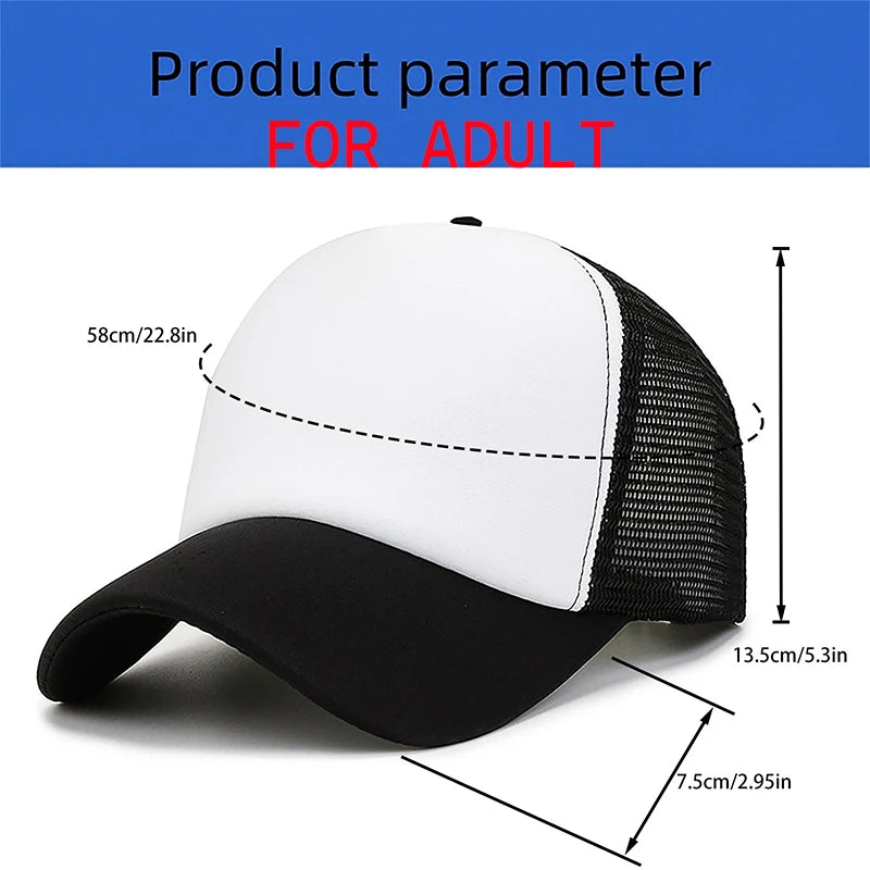 Dragons Ball Mesh Baseball Caps Cartoon Son Goku Letter Adult Kids Sports Hats Anime Summer Outdoor Sunshade Peaked Cap Gift New