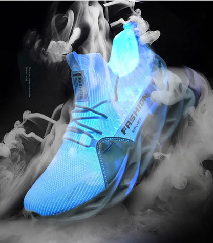 Moda Lila Casual Sneakers Dam Herr Blade Löparskor Storlek 48 Lätta Andningsbara Sportskor Herr Mesh-sneakers