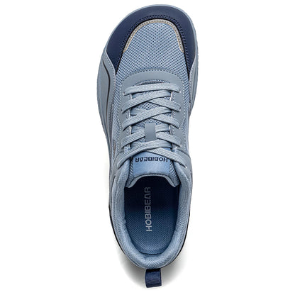 HOBIBEAR Men Wide Toe Shoes Barefoot Walking Sneakers Outdoor Travel Lace Up Running Shoes for Unisex