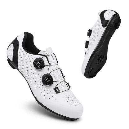 Buty rowerowe MTB dla mężczyzn, sportowe buty do jazdy po bezdrożach i szosie, płaskie buty do szybkiej jazdy na rowerze, obuwie do rowerów górskich z blokami SPD