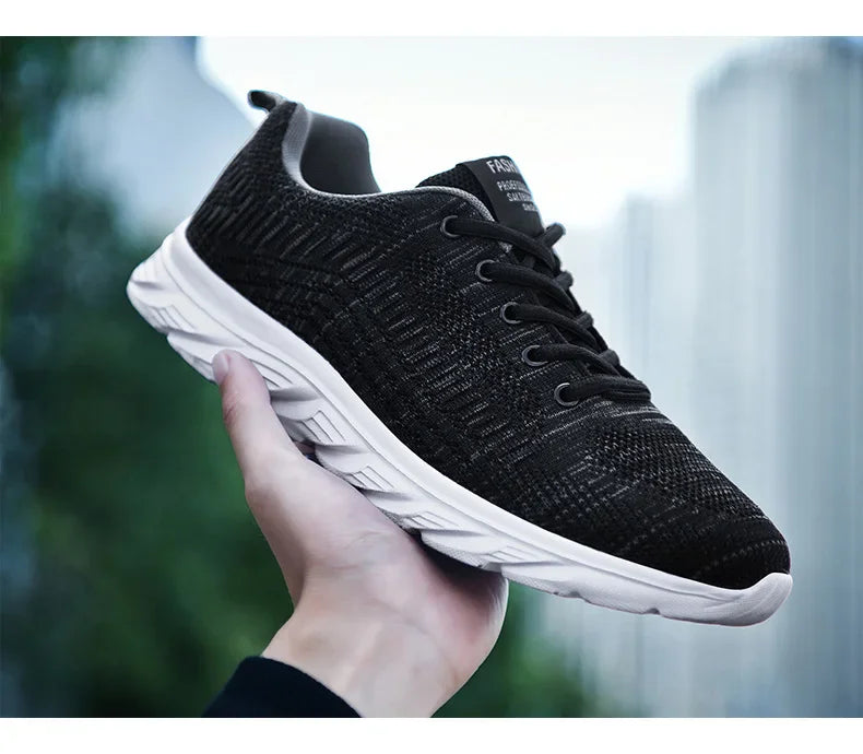 Sports Men's Running Jogging Shoes Casual Sneakers Outdoor Lace-Up Breathable Mesh Light Tennis Outdoor Walking Size 39-46