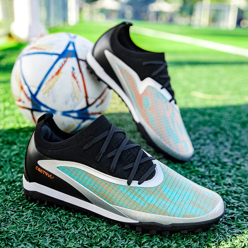 Férfi futballcipő, sport, felnőtt, hosszú tüskékkel, edzőcipő, kültéri használatra, lélegző, csúszásmentes, fiúknak, mérkőzésre, kényelmes