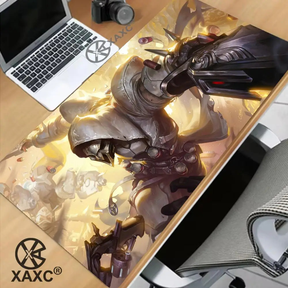 Mouse pad mare Overwatch Kawaii XXL pentru gaming, covoraș de birou PC, suport pentru tastatură, accesorii gamer, MousepadXAXC