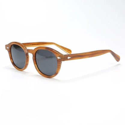 Polarized Sunglasses Men Sun Glasses Woman Johnny Depp Lemtosh Luxury Brand Vintage Acetate Frame Goggles