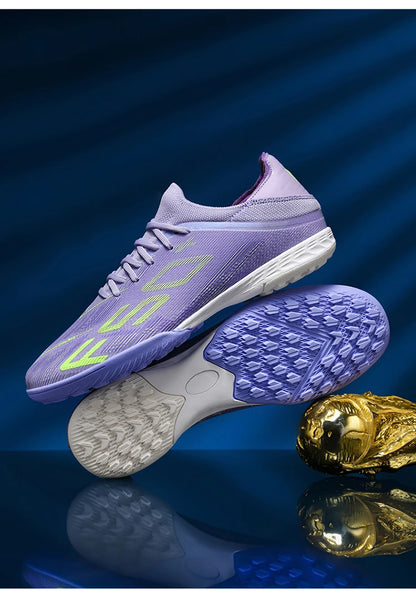 Ultralight Outdoor Sport Men's Soccer Shoes Training Football Sneakers for Youth Turf Soccer Cleats Non-Slip
