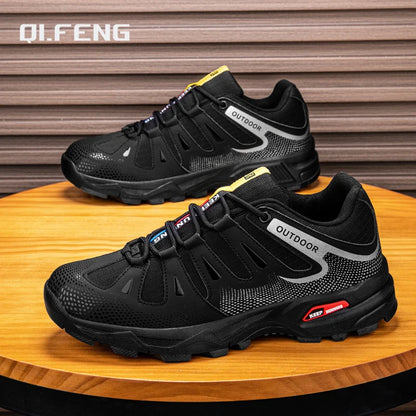 Scarpe da uomo per attività all'aperto - Scarpe da alpinismo antiscivolo da uomo - Calzature da viaggio, escursionismo e avventura - Sneaker casual alla moda