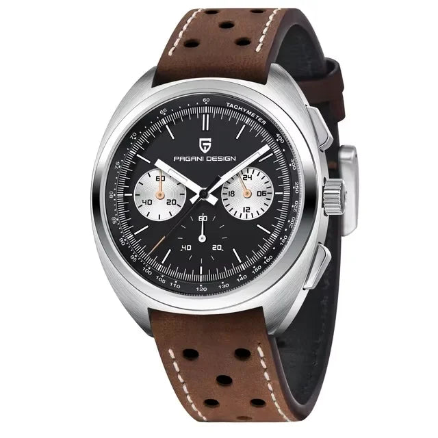 2026Pagani design watch luxury men's quartz watch speed men's chronograph top brand all-steel sapphire diving relógios masculino