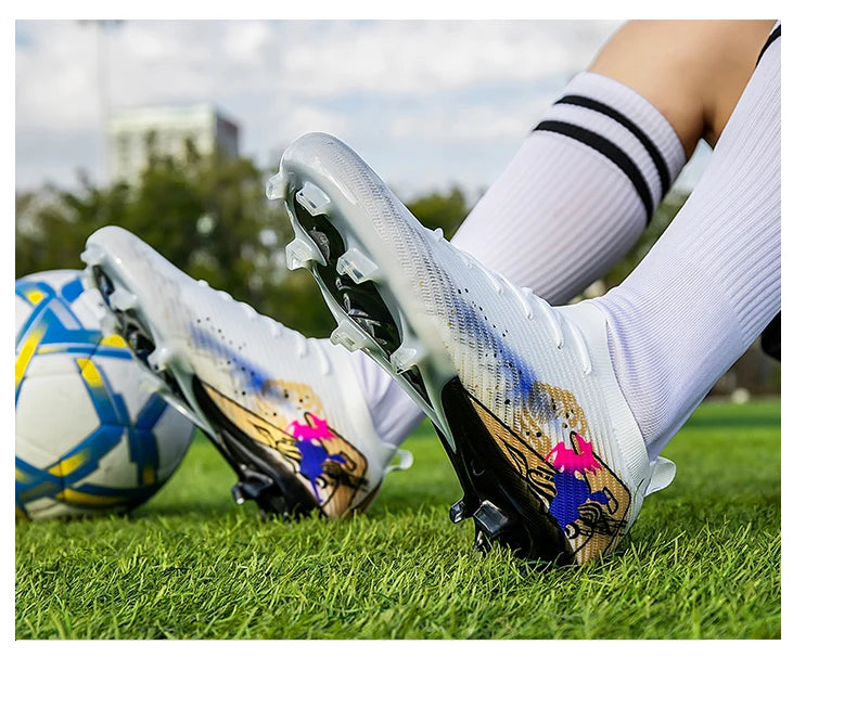 Férfi futballcipő, fűre, ultrakönnyű, sportos, kényelmes, felnőtt, csúszásmentes futballcipő, kültéri stoplis cipő, sport, futsal, edzés, mérkőzés
