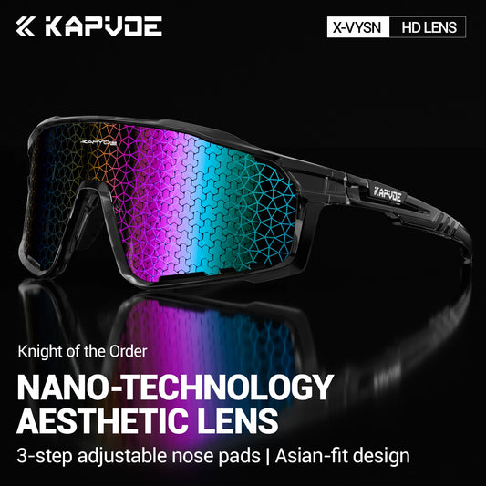 Kapvoe Fashion Sunglasses for Men Cool Cycling Glasses MTB Riding Skating  UV400 Fishing Goggles Man Woman Bike Bicycle Eyewear