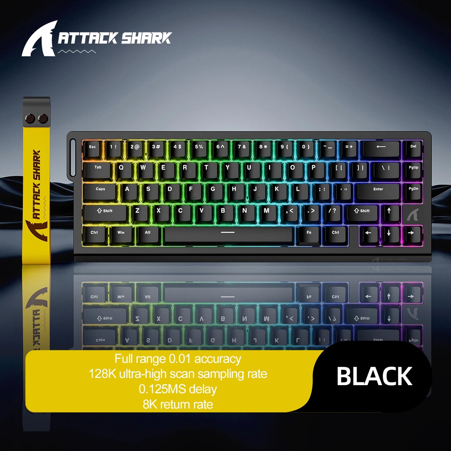 Magnetic Gaming Keyboard ATTACK SHARK X68HE X68PRO HE and FREEWOLF F68 Wired F68Pro Wireless for Pro Gaming 0.01mm Rapid Trigg
