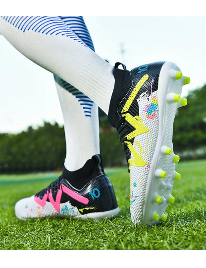 Chaussures de football pour hommes, crampons de terrain professionnels, résistants, décontractés, antidérapants, de haute qualité.