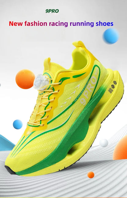 New men's and women's running shoes breathable racing sports shoes carbon cushioning lightweight men's jogging training shoes
