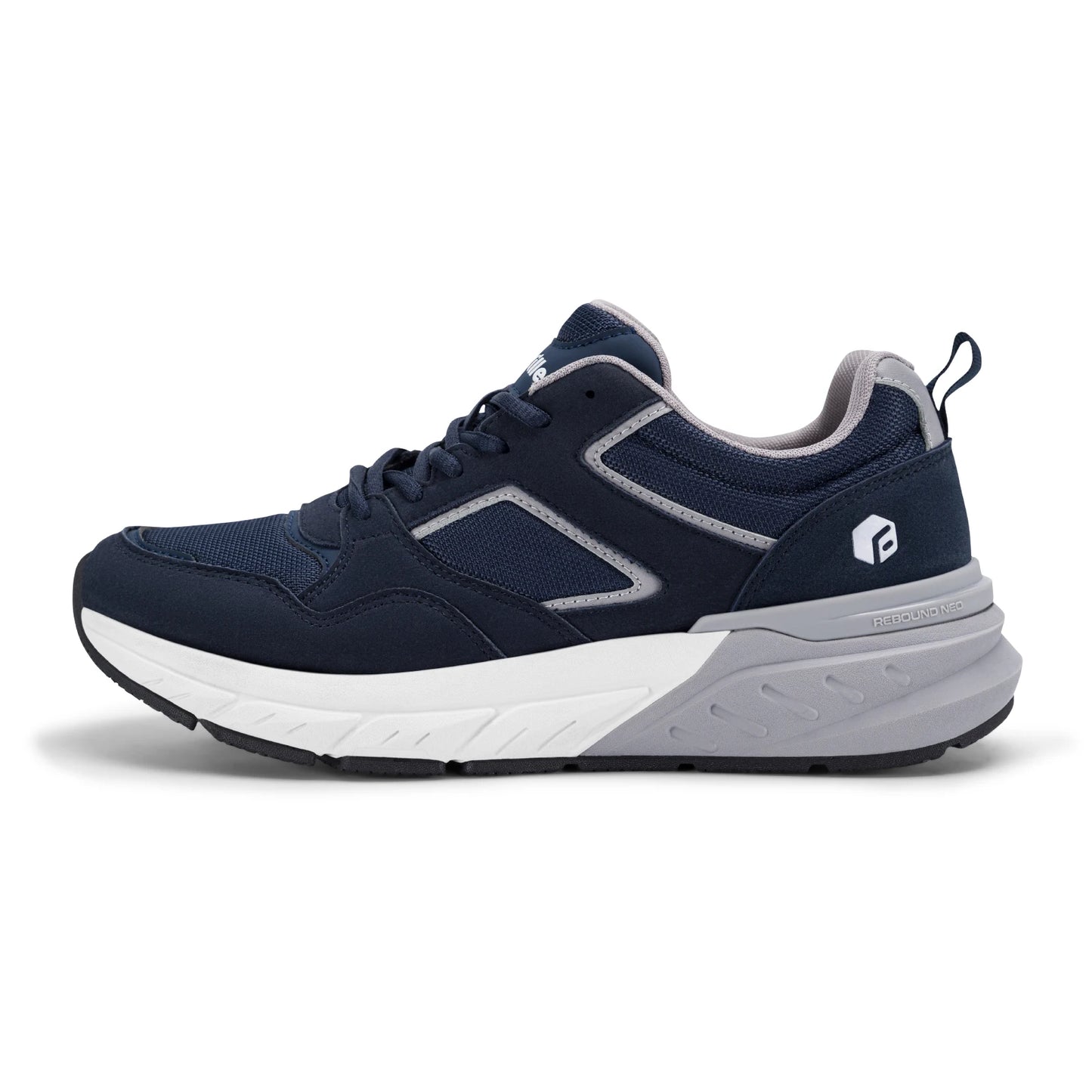 FitVille Newest Running Shoes for Men Wide Width Sneakers with Arch Support for Flat Feet Heel Pain Relief Plantar Fasciitis
