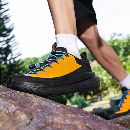 Chaussures de randonnée en plein air pour hommes, chaussures de course sur sentier, antidérapantes, légères, respirantes, pour escalade en montagne, camping, trekking, taille 46