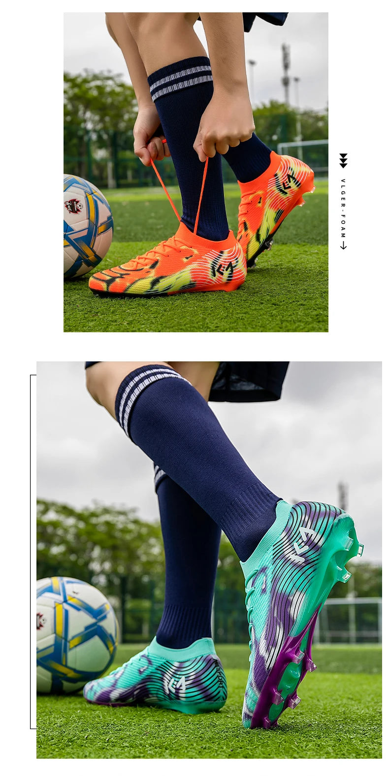Men's Professional Football Boots Durable Comfortable Training Male Soccer Shoes Ultralight Top Quality Match Football Shoes