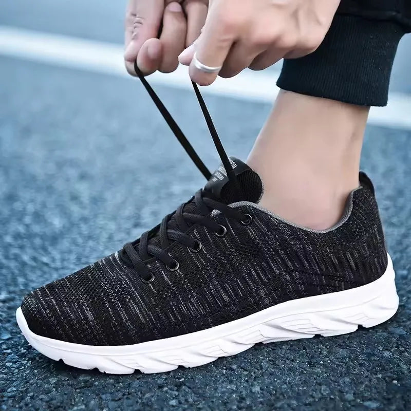 Sports Men's Running Jogging Shoes Casual Sneakers Outdoor Lace-Up Breathable Mesh Light Tennis Outdoor Walking Size 39-46