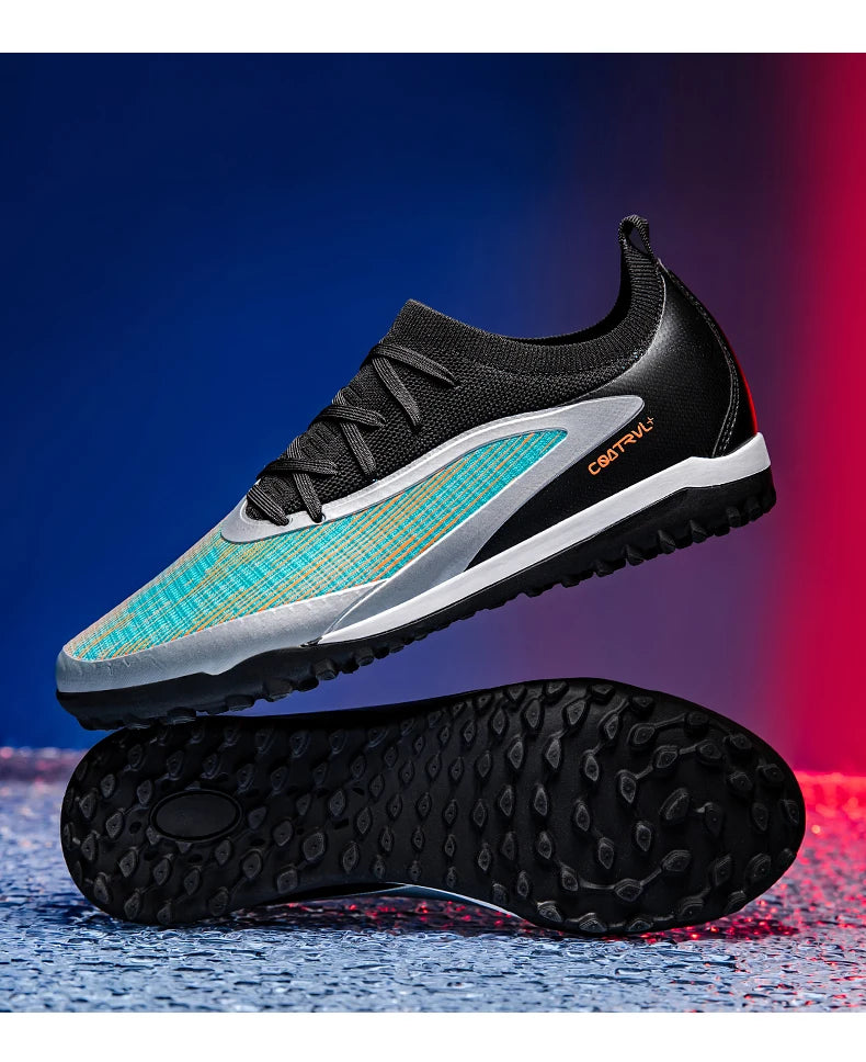 Botas de fútbol para hombre, con tacos para exterior, transpirables, antideslizantes, para adultos, con tacos largos, deportivas, de entrenamiento, para niños, para partido, cómodas
