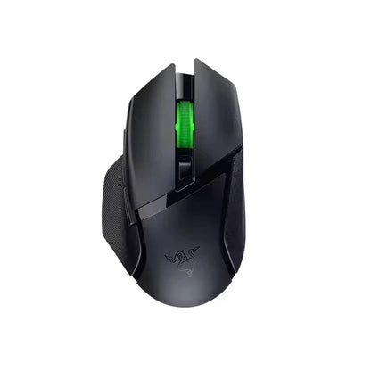 Mouse gaming wireless originale Razer Basilisk V3 X HyperSpeed personalizzabile, sensore ottico 18K, Chroma RGB, 9 comandi programmabili