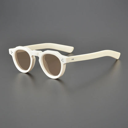Vintage Polarized Acetate Sunglasses Men Quality Retro Designer Small Sunglasses Women UV400 Handmade Luxury Brand Eyewear