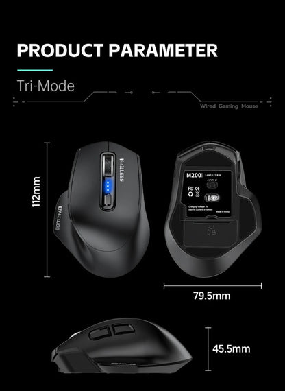 Káblová USB myš s RGB podsvietením, tichým ergonomickým dizajnom a nastaviteľným DPI pre stolný počítač, notebook, kanceláriu, gaming, domácnosť a každodennú prácu