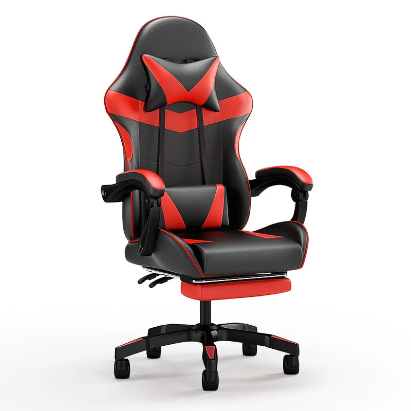 Cadeira Gaming Ergonómica para Secretária, Cadeira Gaming Reclinável para Escritório em Casa com Apoio Lombar para Sessões Prolongadas
