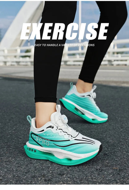 New men's and women's running shoes breathable racing sports shoes carbon cushioning lightweight men's jogging training shoes