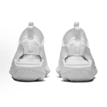 Nike's New Comfortable, Lightweight, Easy-To-Wear Outdoor Women's Slip-On Running Shoes Flex Runner2 Mesh Stitching Soft Travel Running Shoes Silver-White Versatile Lightweight Commuting Casual Sports Shoes Essential for Spor
