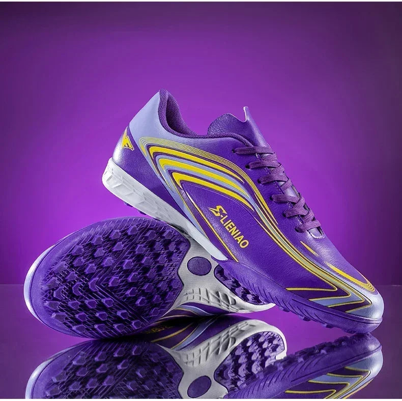 Nouvelles chaussures de football pour hommes, crampons de futsal, chaussures de soccer, chaussures de match, baskets d'intérieur de haute qualité, best-seller, antidérapantes, pour entraînement et extérieur