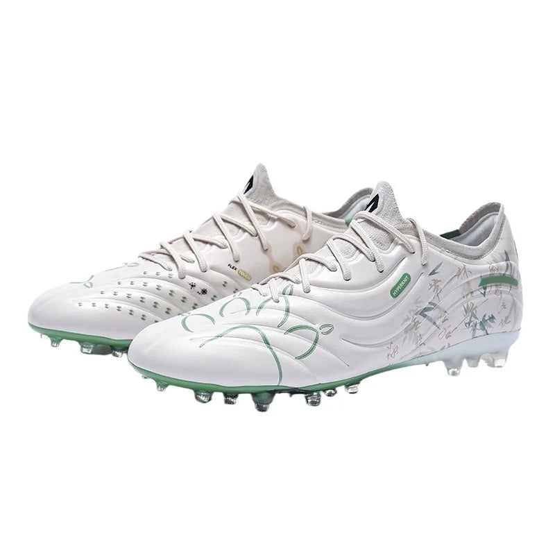 Kelme Men's Football Shoes Adult MG Short Spikes Artificial Turf Training Football Boots Ultra Light Anti-Slip Soccer Shoes