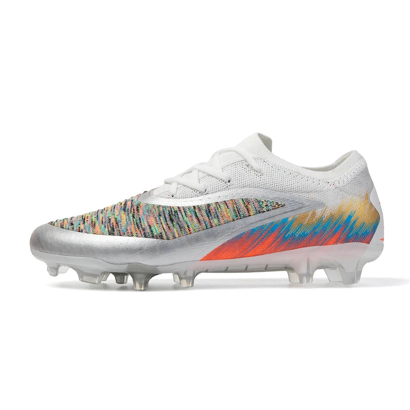 Chaussures de football pour homme, crampons, chaussures de football professionnelles pour femme, entraînement en extérieur, résistantes, pour terrain ferme, légères, rugby pour adulte