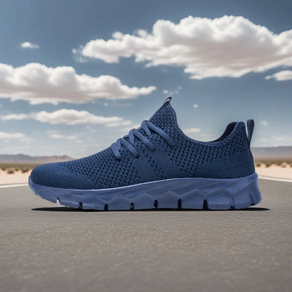 Zapatillas deportivas para hombre de malla ligeras; zapatos planos informales para mujer; zapatillas deportivas de running para hombre; zapatillas de tenis blandas y transpirables; zapatillas deportivas para hombre.