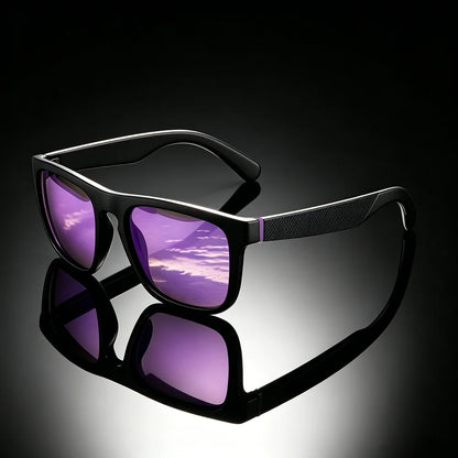 Polarized Sunglasses Men WomenMatte Frame UV400 Protection RetroVintage Square Sun Glasses Driving Fishing Outdoor Sports Unisex