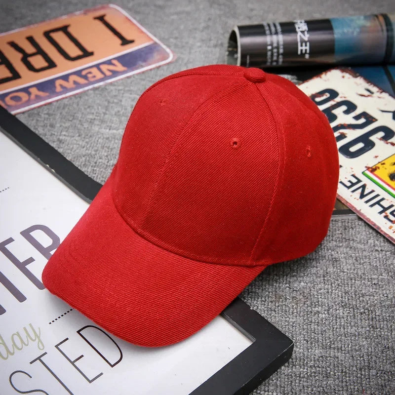 Unisex Cap Casual Plain Baseball Cap Adjustable Snapback Hats For Women Men Hip Hop Cap Street Dad Hat