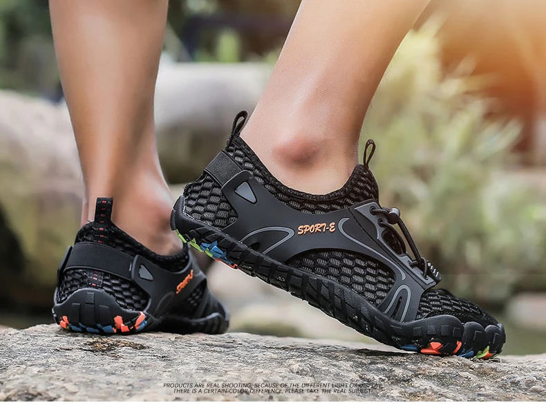 Water Shoes For Men Trekking Hiking Shoes Drainage Beach Aqua Shoe Quick Dry Swim Barefoot Sandal Diving Fishing Surfing Sneaker