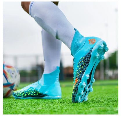 Men Professional Football Shoes Society Cleats Soccer Shoes Original Indoor Football Field Boots Grass Training TF/FG Sneaker