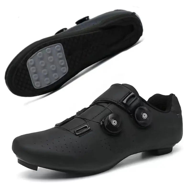 Chaussures de cyclisme pour homme : chaussures de course sur route à fixation automatique, chaussures de sport, chaussures d'entraînement sans crampons ; chaussures de cyclisme pour femme avec crampons SPD