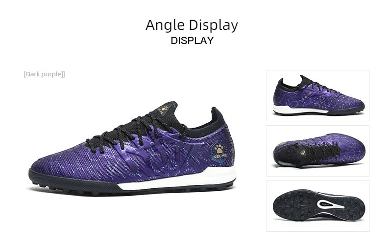 Scarpe da calcio KELME per adulti da uomo Disease Electric 3.0, tacchetti corti MG, scarpe professionali per partite e allenamento, traspiranti