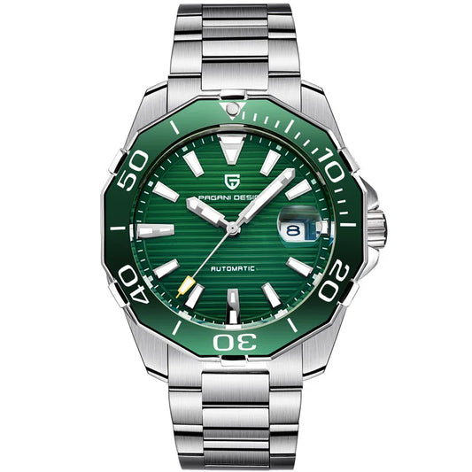 2025 New Brand PAGANI DESIGN 1617 Men's Military Sport Mechanical Watches Waterproof Stainless Steel Top Brand Luxury Men Watch