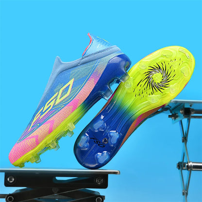 Herren-Fußballschuhe New Society für Rasen, atmungsaktive ultraleichte Outdoor-Sportschuhe für Erwachsene, Fußball-Sneaker für Herren