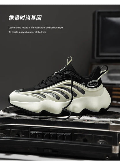 Luxuriöse Herren-Sneaker, lässige, atmungsaktive Trainingsschuhe, Rennschuhe, modische Slipper, Laufschuhe für Herren, Tenis