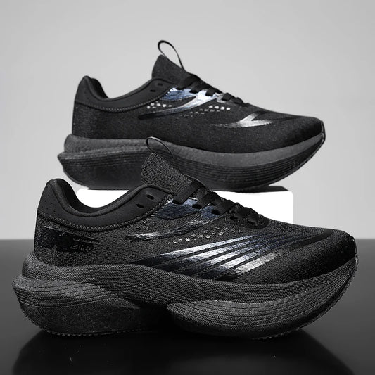 New Running Shoes Carbon Board Marathon Men Sports Breathable Lightweight Women's Comfortable Athletic Nonskid Sneakers Casual