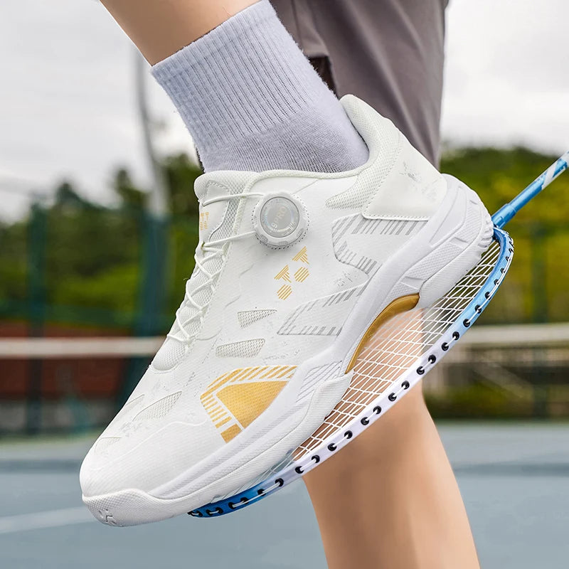 Badmintonová obuv Pánská tréninková sportovní obuv pro vnitřní i venkovní použití Protiskluzová Odolná proti opotřebení Síťovina Prodyšná Obuv na stolní tenis