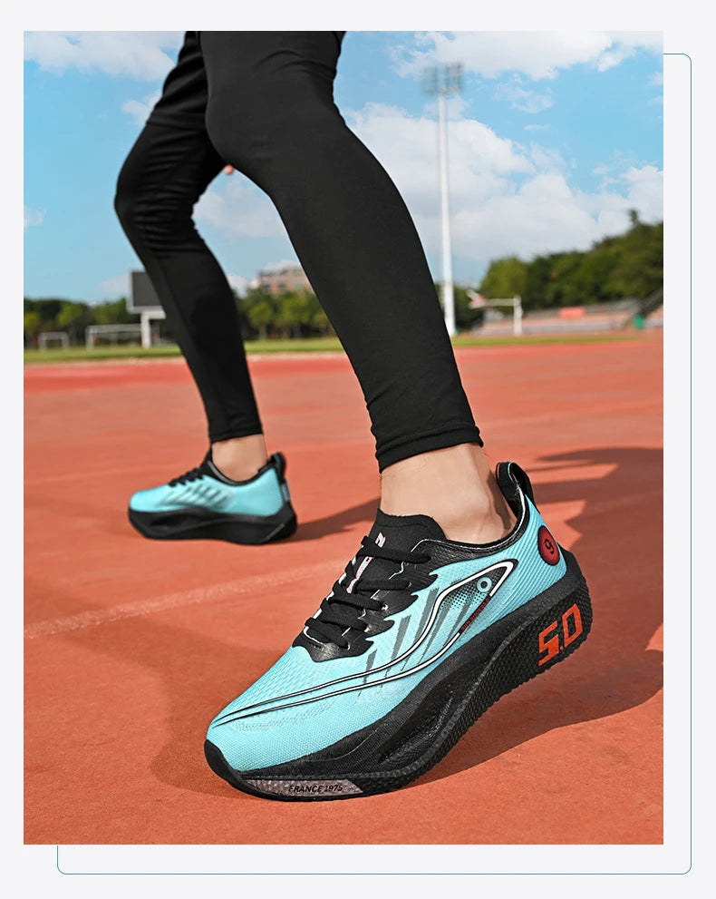 New Sports Shoes for Men&Women, Running Sneakers, Carbon Plate, Male Marathon Racing, Shock-absorbing, Athletics Training Shoes