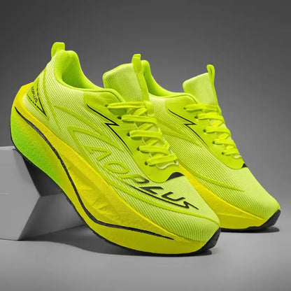 2026 Air Cushion Jogging Shoes Running Shoes Carbon Board Marathon Men Sports Breathable Lightweight Women's Nonskid Sneakers