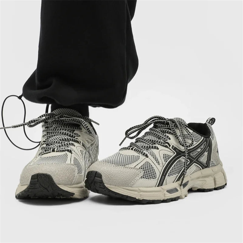 Men Casual Shoes Outdoor Breathable Running Fashion Walking Leisure Lace-up Jogging Loafers Brand Sneakers Blade Comfortable